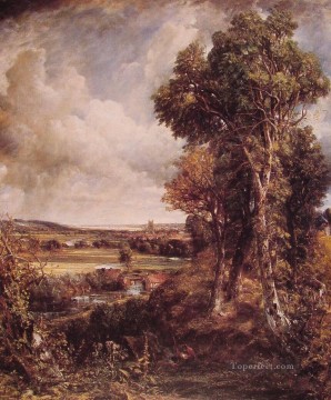 Juan Constable Painting - Dedham Vale Romántico John Constable